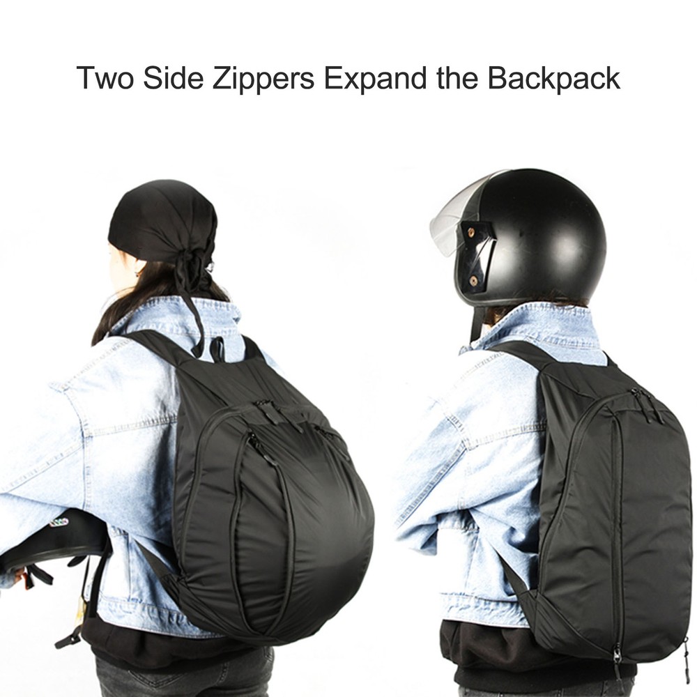 Motorcycle Backpack Foldable Packable Backpack Helmet Backpack Folding