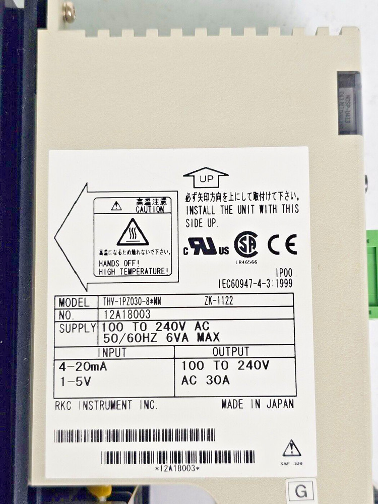 RKC controller THV-1PZ030-8*NN