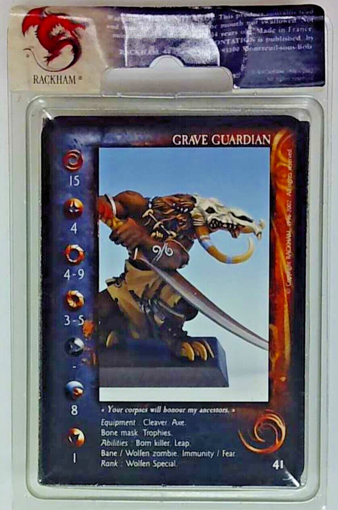 RACKHAM Confrontation: WOLFEN GRAVE GUARDIAN WFSP03