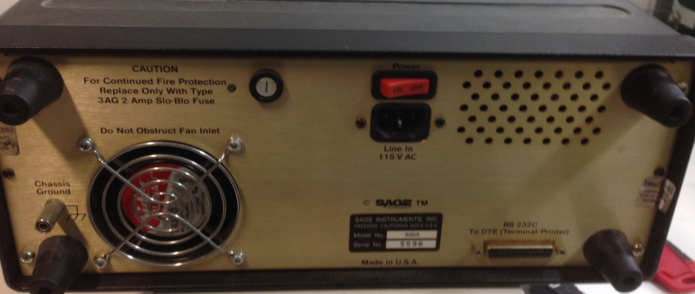 Sage 930A Communications Test Set w 03 or 17