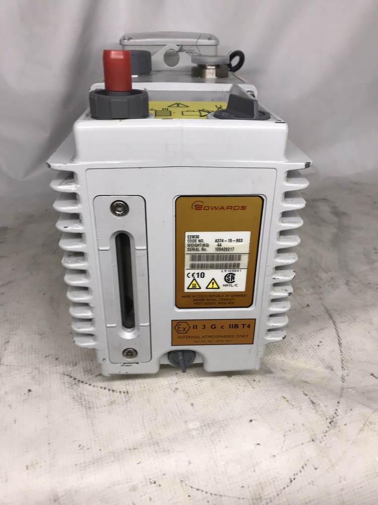 EDWARDS E2M30 Dual Stage Rotary Vane Vacuum Pump - TESTED