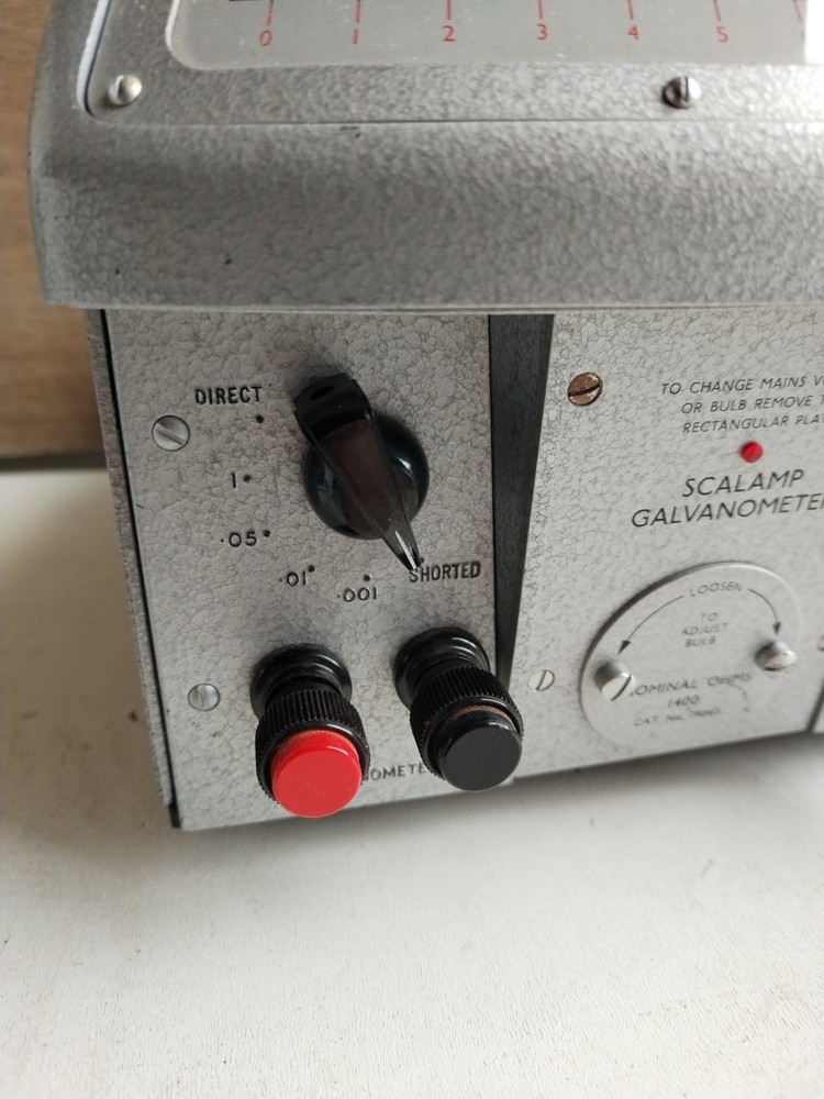 3x PYE Scalamp Galvanometer Used 6E16