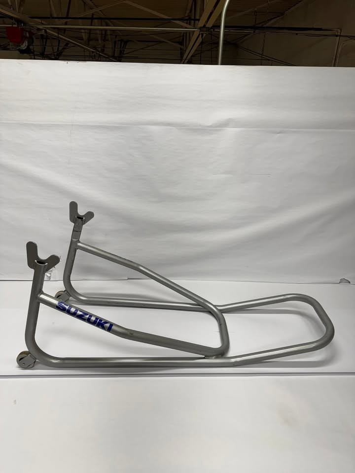 Suzuki Motorcycle Rear Wheel Stand - Silver