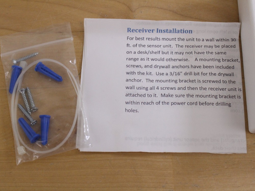 AllTraq Temp Sensor and Nano Receiver Model 1.31 - UNTESTED, Sold as is