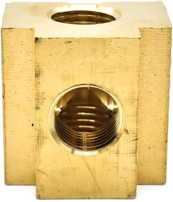 Interstate Pneumatics CPT44-5 Five-Way Brass Compressor Fitting 1/4