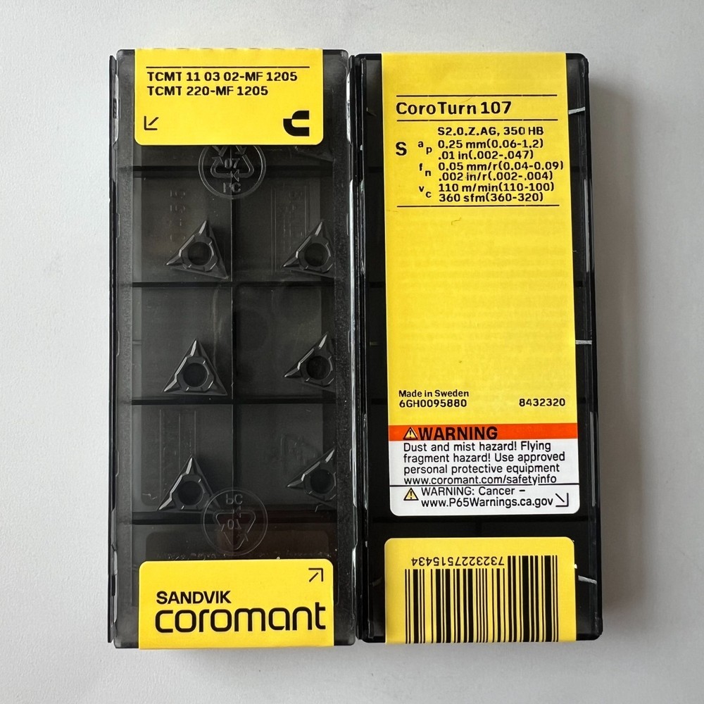 10Pcs/BOX  TCMT110302-MF 1205