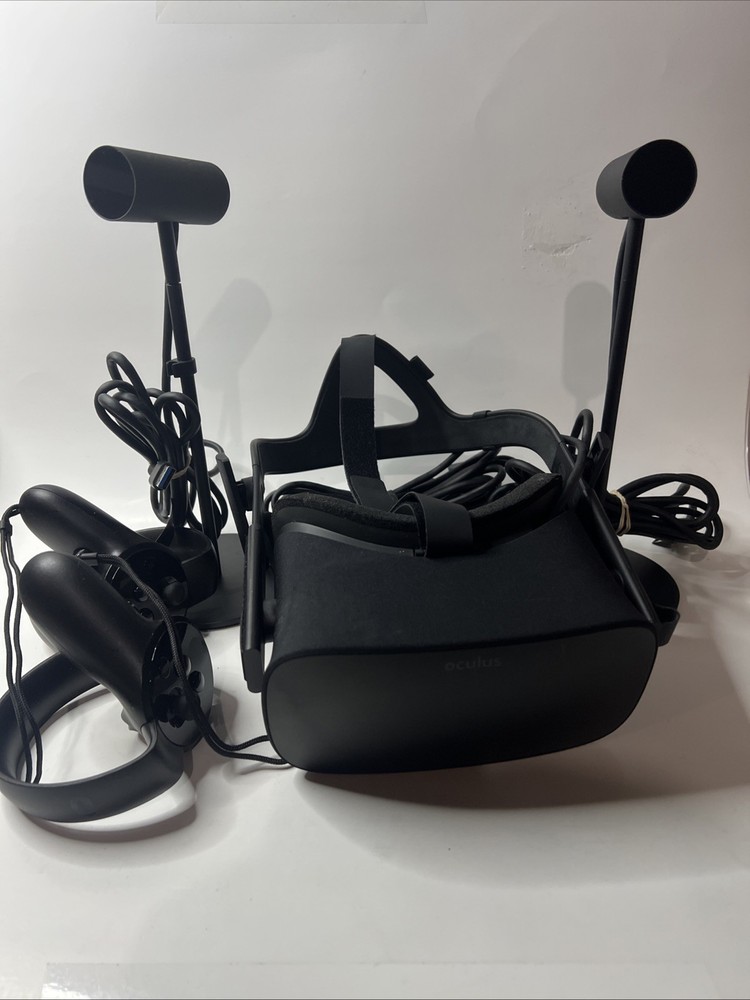 Oculus Rift Virtual Reality Headset HM-A with Controllers & Sensors #A1