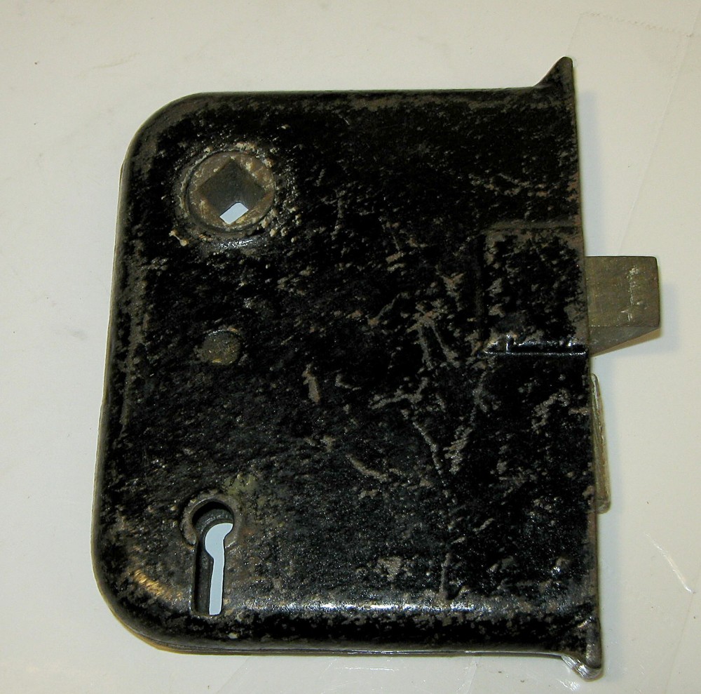 Vintage Antique Mortise Mechanism & Door Knobs Set