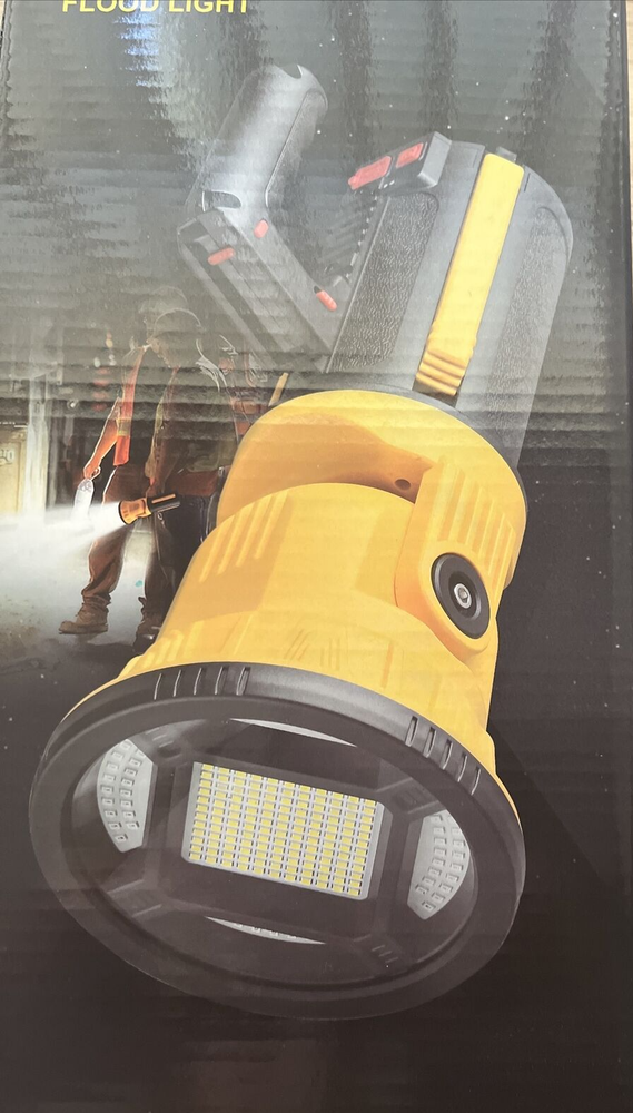 Multifuctional Searchlight Flood light Foldable Tripod Stand & Detachable Handle