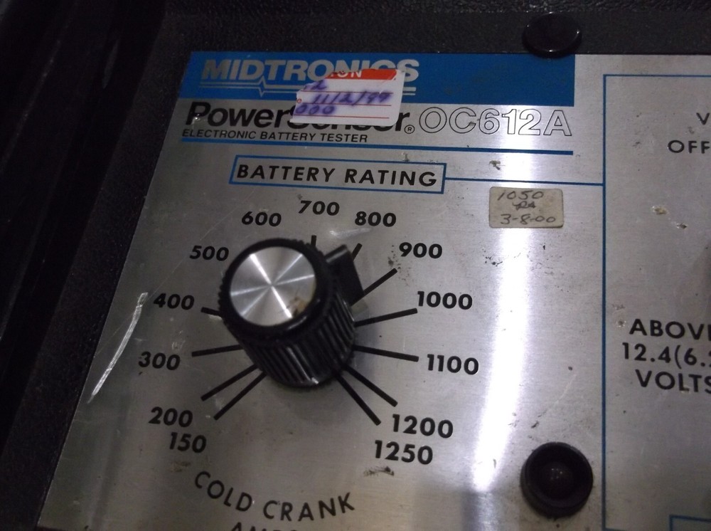 MIDTRONICS OC612A BATTERY TESTER (SS5)