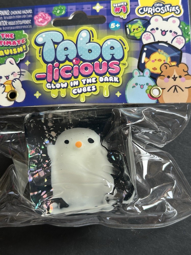 Squishy Taba-licious Glow In The Dark Cube Chick Squishy