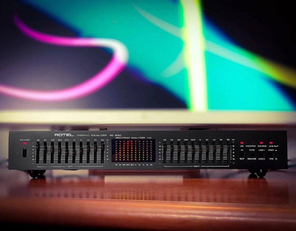 ROTEL RE-830 🌈RAREST🌈 Vintage Stereo Equalizer