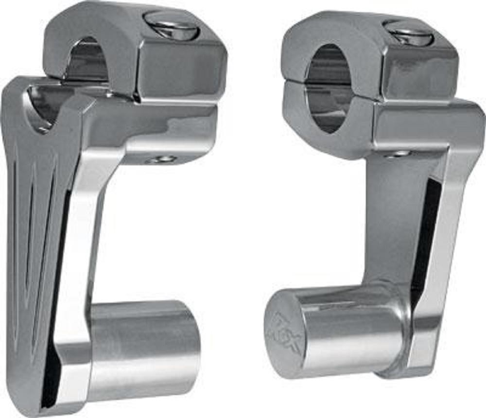 Rox Speed FX Pivoting Handlebar Riser - 2in. Rise - Chrome - 4R-P2CC02