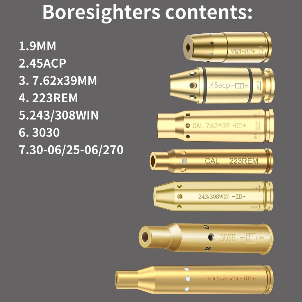 Befbox Laser Bore Sights Sighting Kit for red laser