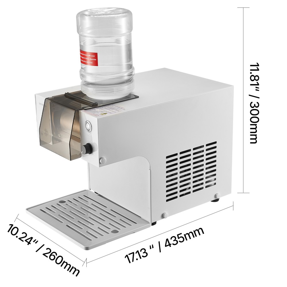 Ice Machine, 176 Lbs Per Day, 90-Second Pre-Cooling, Adjustable Settings, White