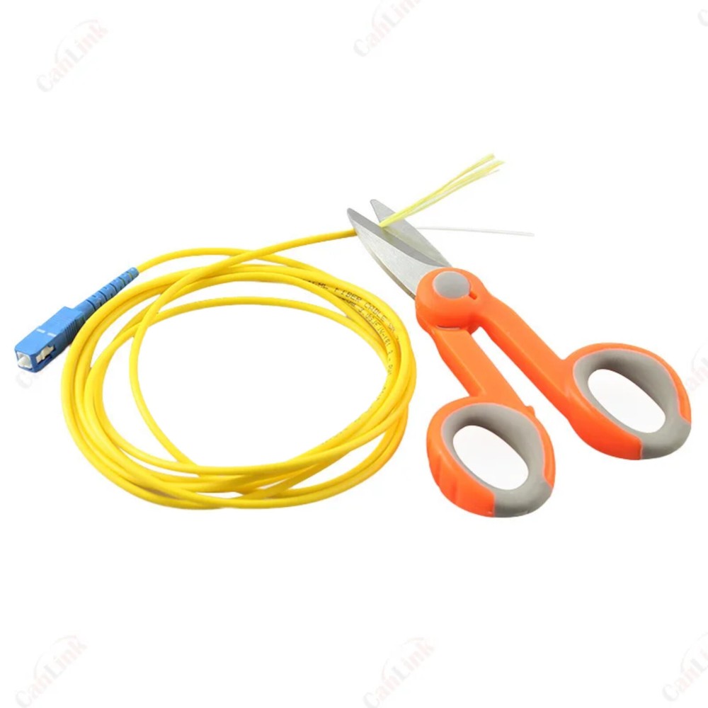 Fiber Optic Shears Scissors- Cut Electrical Wire, Coax, Fiber Optic Cable