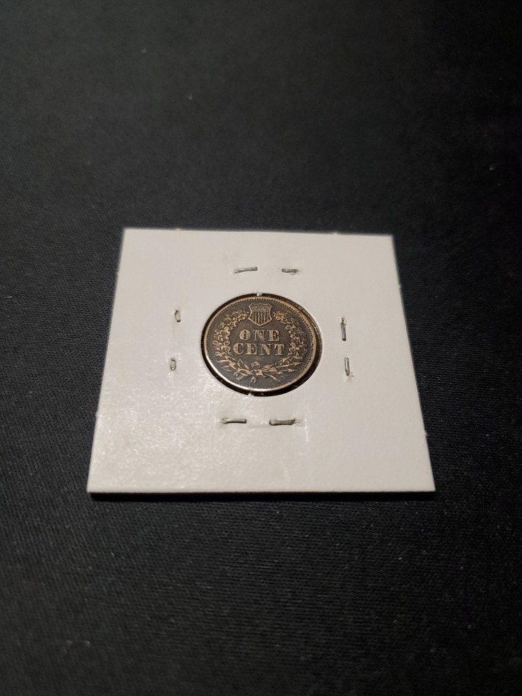 1863 Indian Head CentCopper-Nickel Oak EF