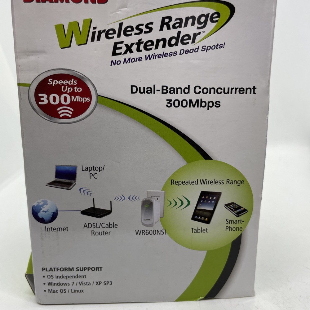 Diamond Multimedia - Wireless Repeater Range Extend WR600NSI NEW