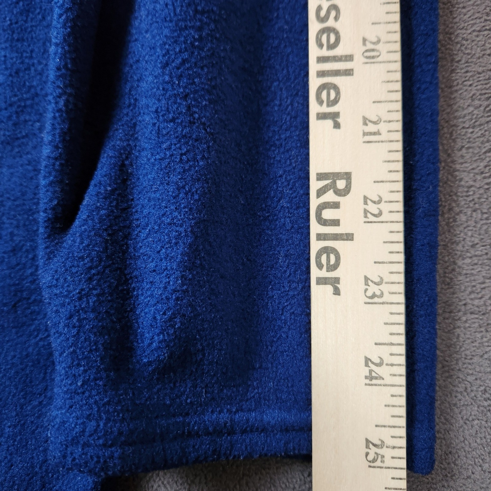 Vintage Patagonia Capilene Fleece 1/4 Zip T Pullover Mens XXL Blue Sweater USA