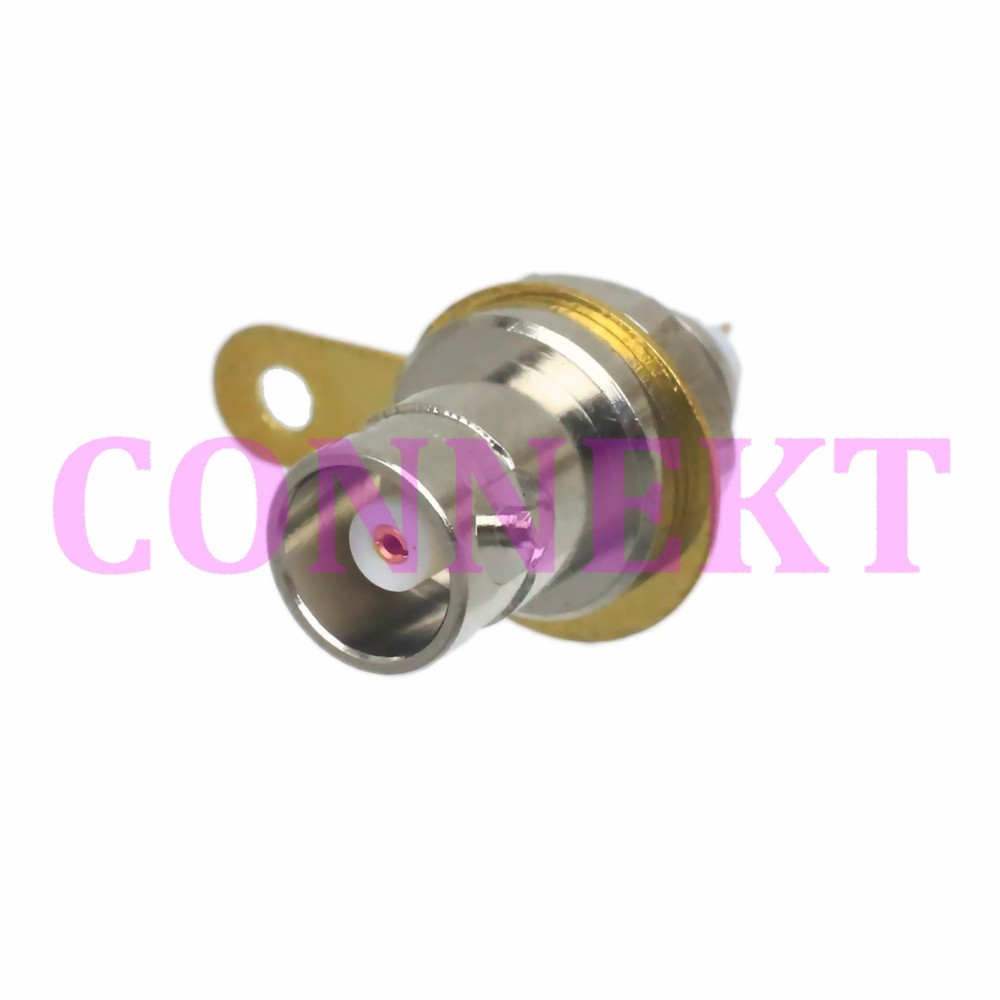 1pce mini BNC Q6 female nut bulkhead handle deck clip RF connector