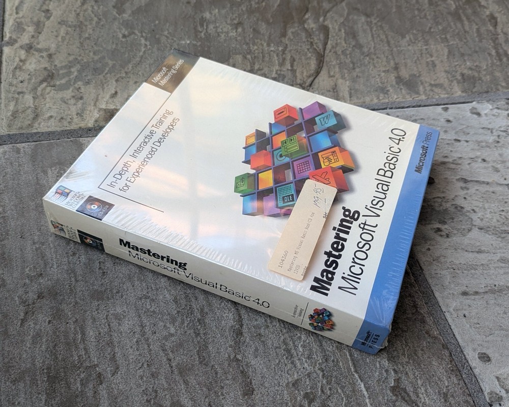 Mastering Microsoft Visual Basic 4.0 (Microsoft Press) *NEW/SEALED*
