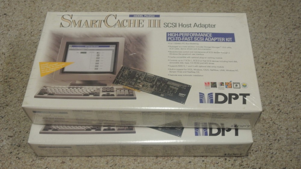 SCSI HOST ADAPTER SMART CACHE III MODEL PM2124 PCI-TO-FAST-SCSI Adapter Kit