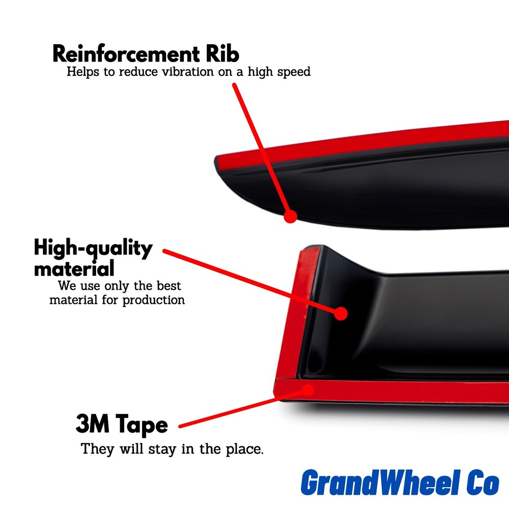 Rain Guards Vent Visors Shade for 2022-2024 Ford Maverick