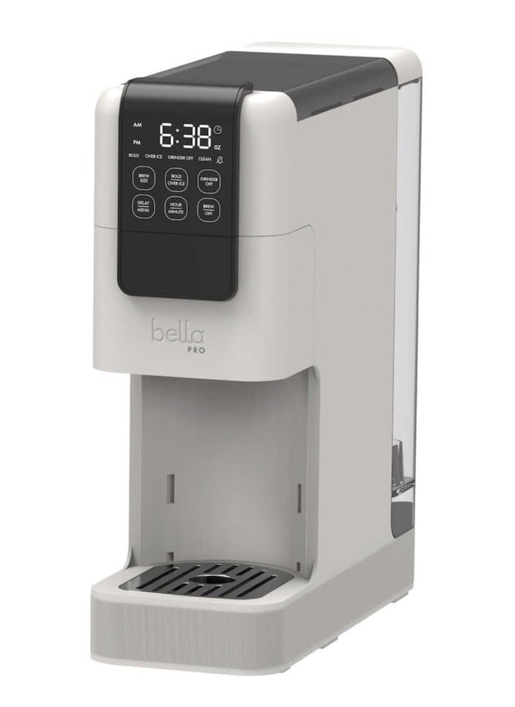 Bella PRO Perfect Grind Programmable Single-Serve Coffee Maker Built-in Grinder