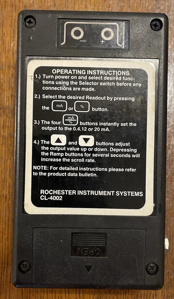 Rochester Instrument CL-4002 Multifunction Processor Current Calibrator