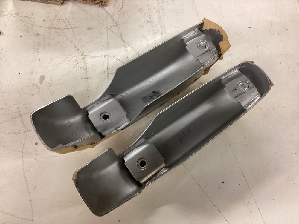 NOS Pair Triumph TR3A Front Bumper Guards 703047