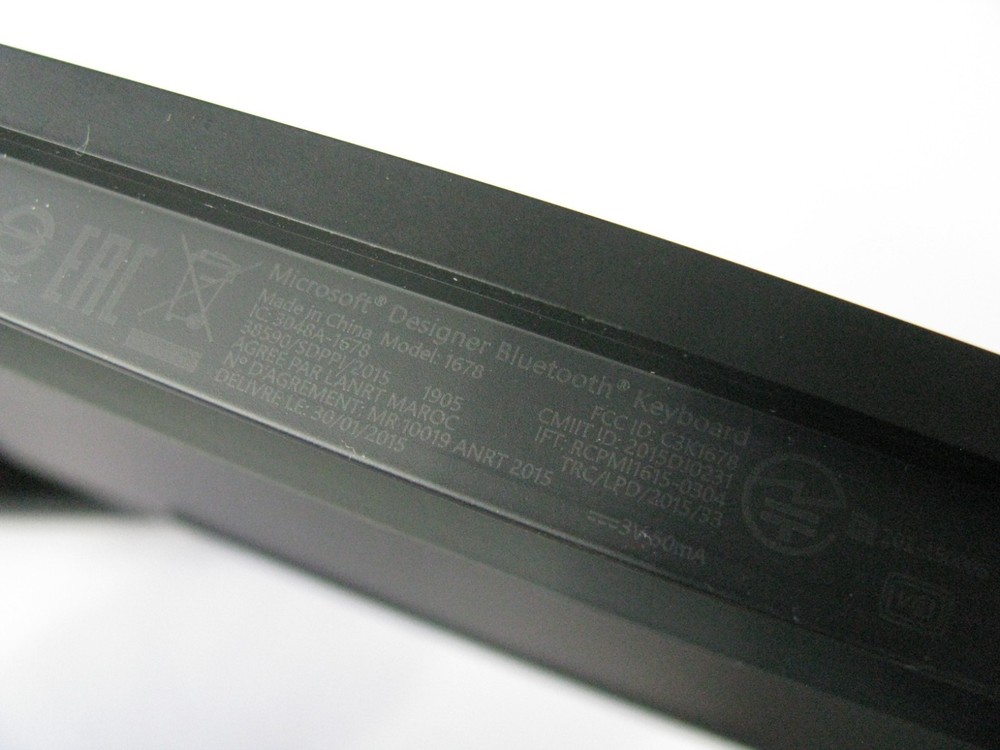 Microsoft Designer Wireless Bluetooth Desktop Keyboard and Mouse Set 1679 & 1678