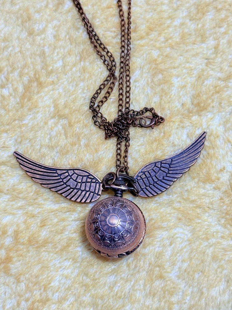 Harry Potter snitch pocket watch necklace