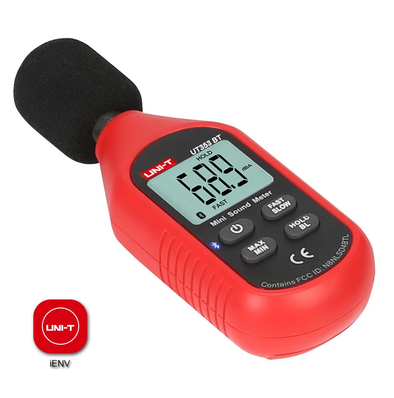 UNI-T UT353-BT Mini Sound Level Meter Adjustable Sample Rate LCD Backlight