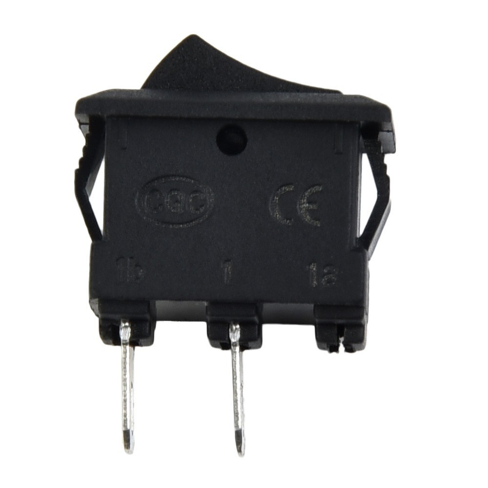 10pcs SPST On/Off Switch Mini Black 2 Pin Toggle Switch DC 12V-16A Tool