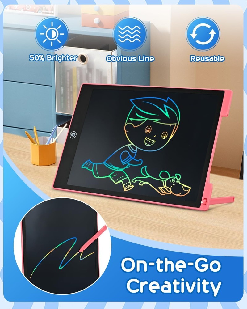 Cimetech 2 Pack 8.5" LCD Writing Tablet Kids Drawing Pad Doodle Board