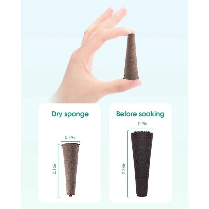 100pcs Root Grow Sponges Seed Pod For Aerogarden Hydroponic Seedling