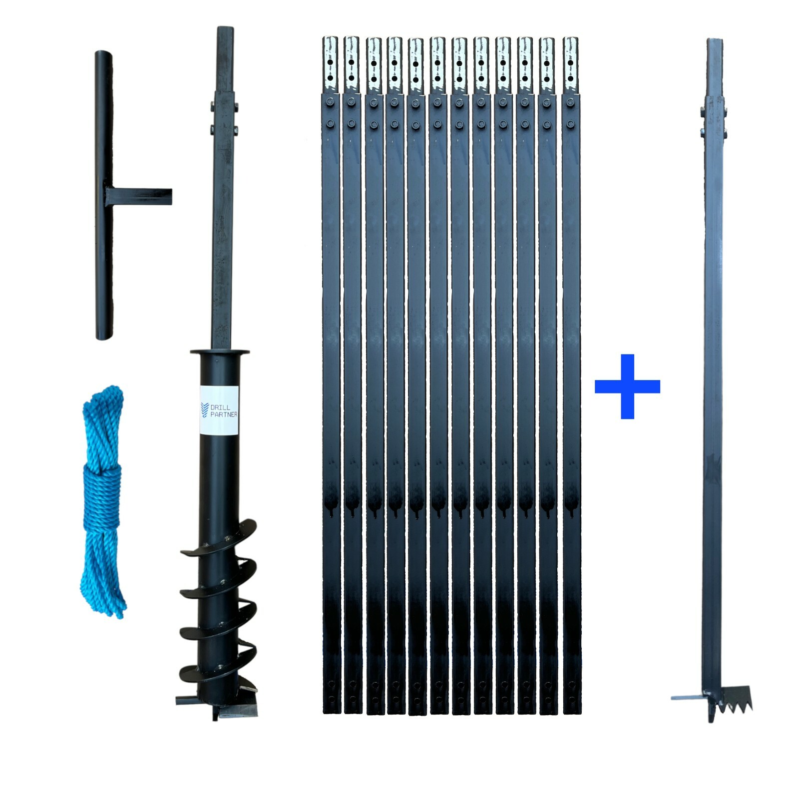 Hand auger 4inch /40ft Best auger / digger / water well / +CLAY DRILL-BIT