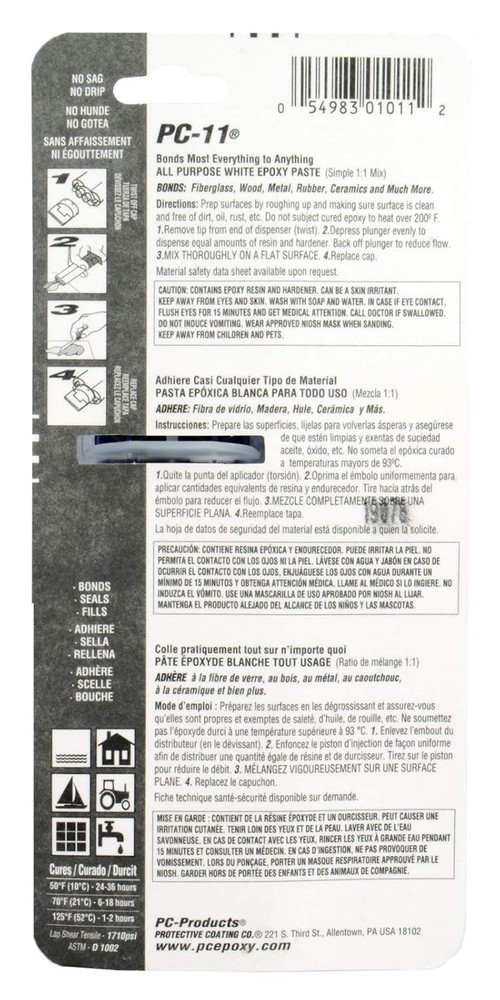 Epoxy Adhesive Paste Two-Part Marine Grade