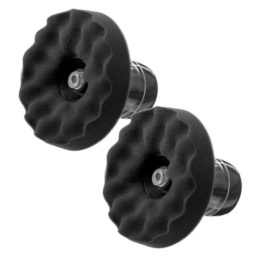 Pack Large Tire Shine Applicator Reusable, Tire Dressing Cleaner Applicator 2