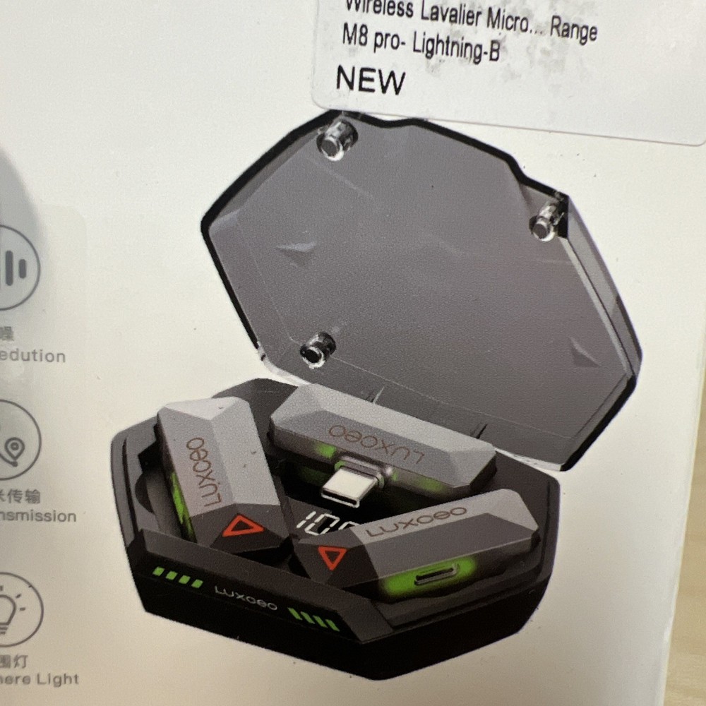 Luxceo M8 Pto Microphone Lapel Mic with C