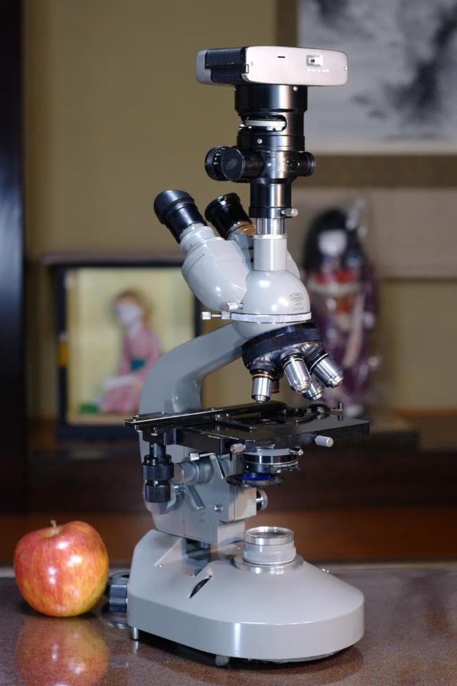 microscope antique collectible Olympus' "EHS" microscope