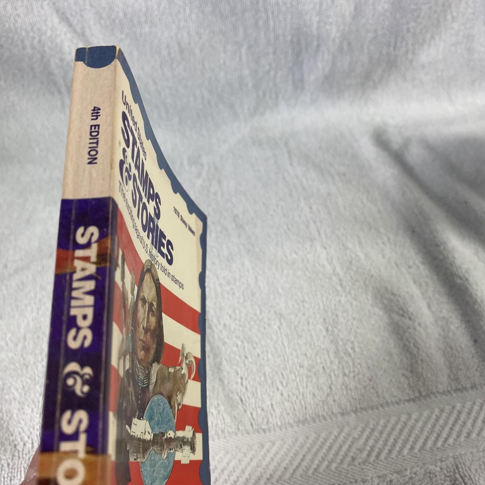 Vintage Scott Stamps & Stories 4th Ed USPS 1978 Stamp Values Book Guide USA