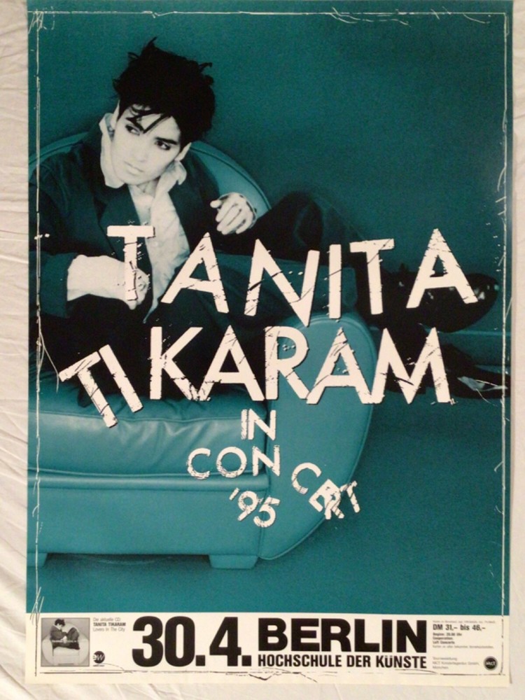 Tanita Tikaram 1995 German Tour Poster