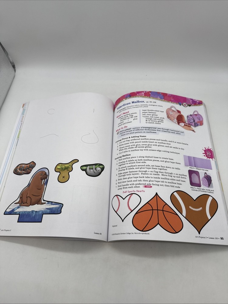 Abeka Art Projects 3 Student Workbook (5th Edition) 3rd Grade