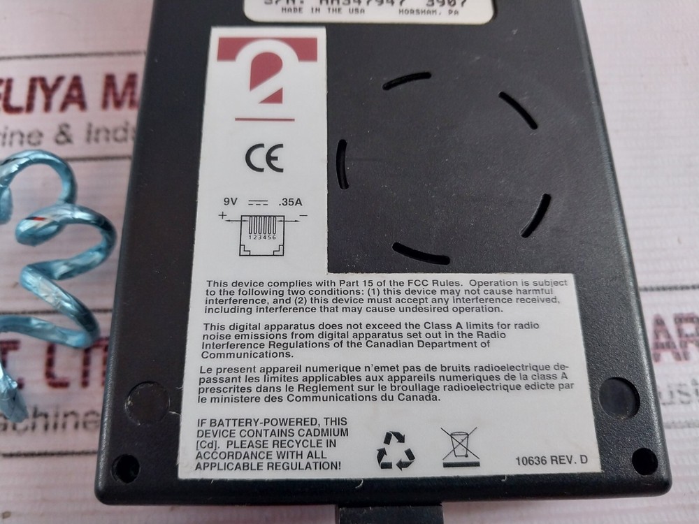 Optech 80NEL45R2-2-PW-OPTEC Optical Power Meter Rev: D