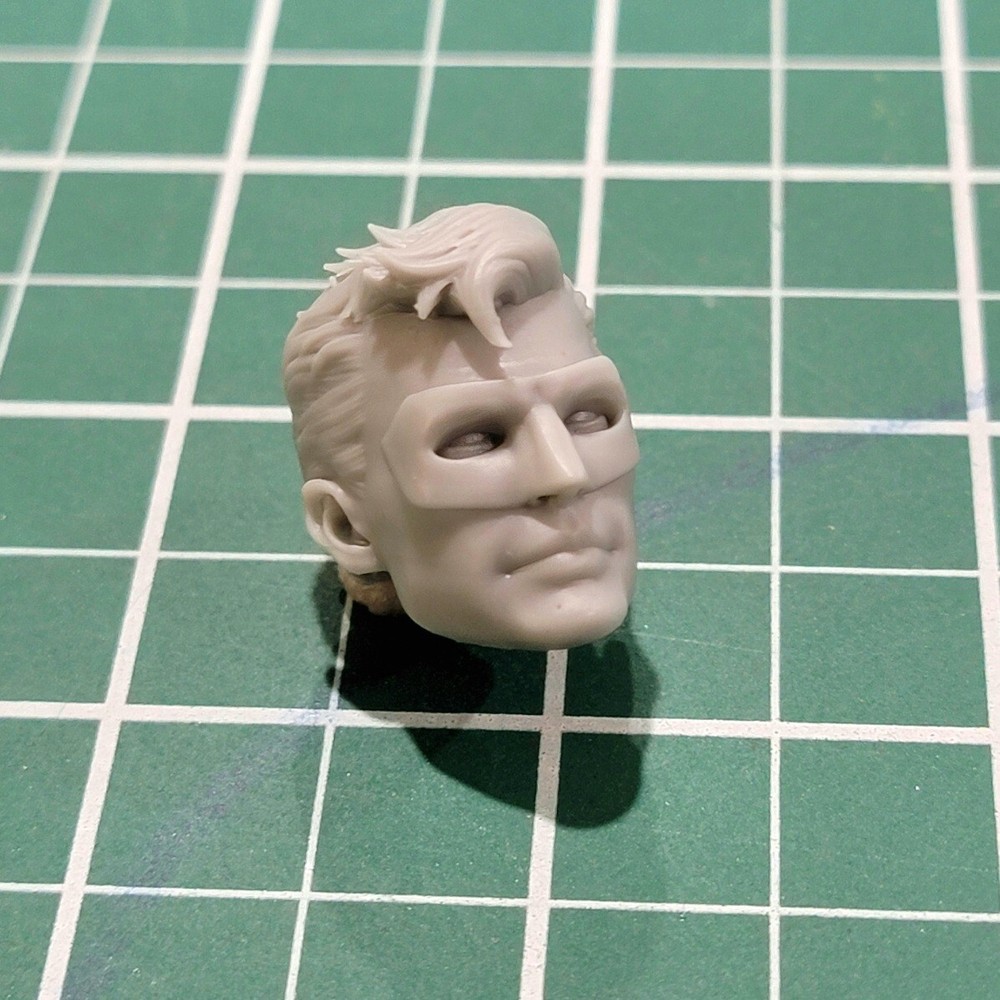 Custom Resin Emerald Knight V1 Head 1:10 Scale Multiverse Hal GL OA