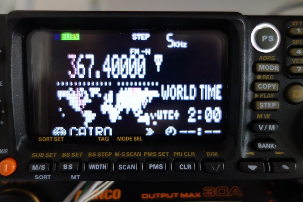 YAESU VR-5000 LCD replacement part resolve 'zebra stripes' issue