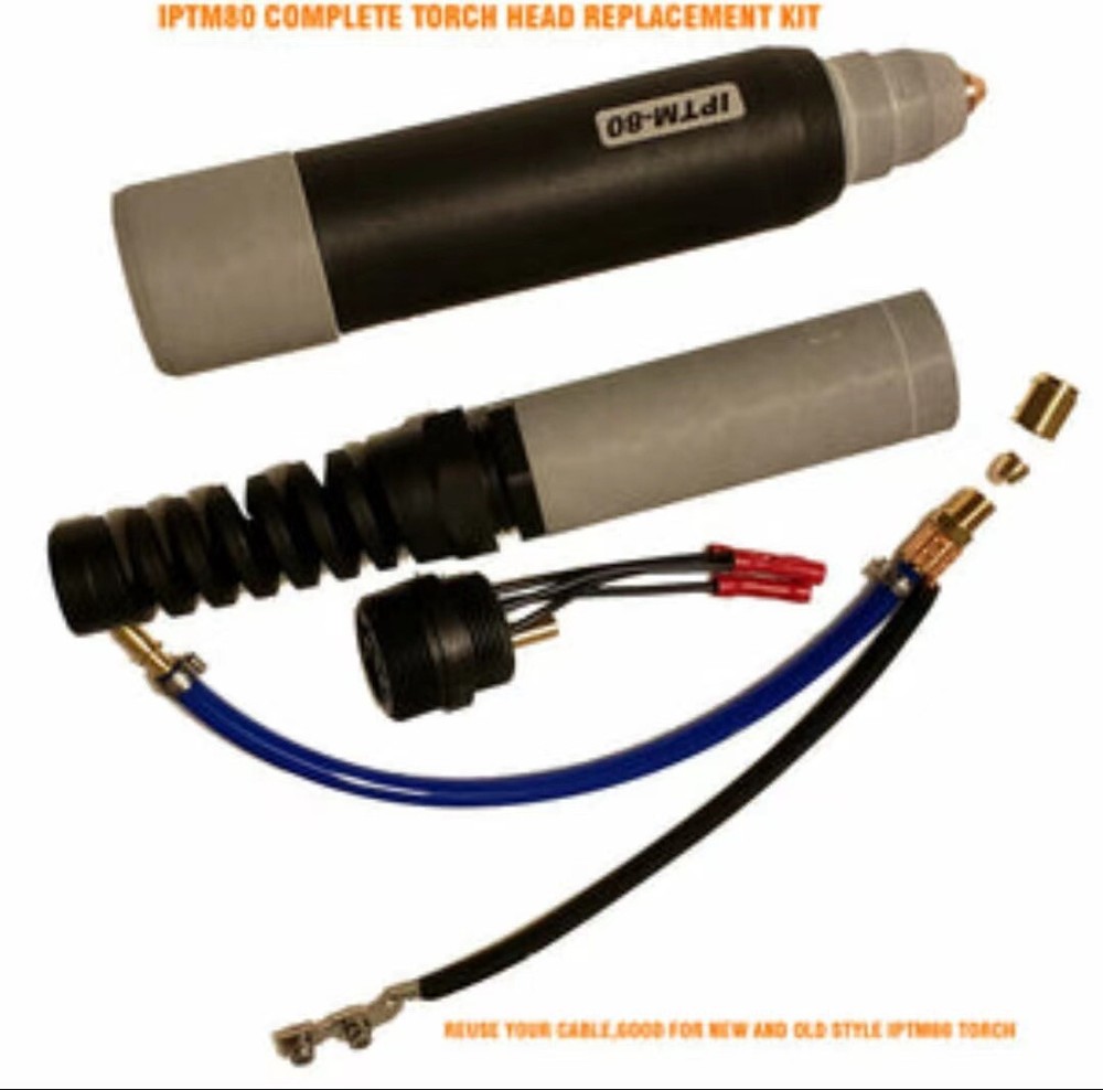 IPTM80 Plasma Torch Head Replacement Kit CNC Plasma Torch Head x2pcs