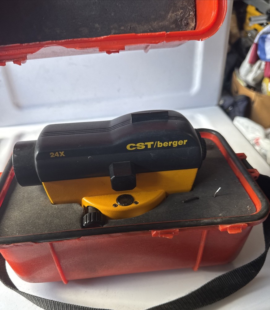 cst berger 24x laser detection leveler Level Untested #Surv001