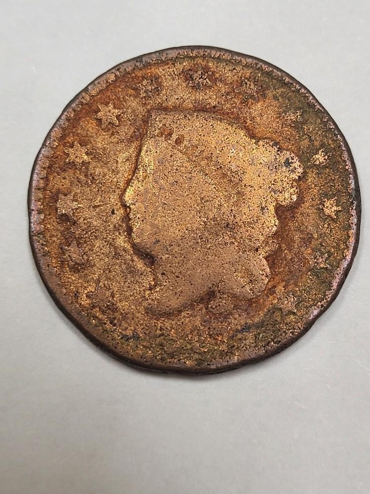1827 LARGE CENT United States CHEAP !!!!